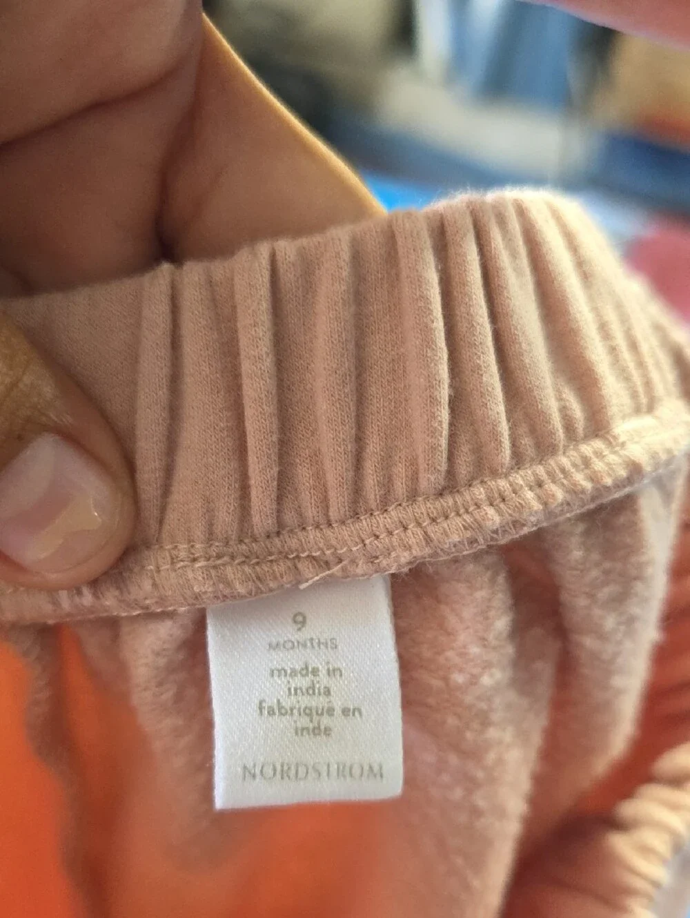 Nordstrom Pink and Cream Baby Bodysuit Set